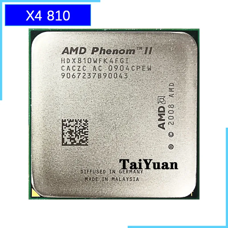 Четырехъядерный процессор AMD Phenom II X4 810 2 6 ГГц HDX810WFK4FGI разъем AM3|Процессоры| |