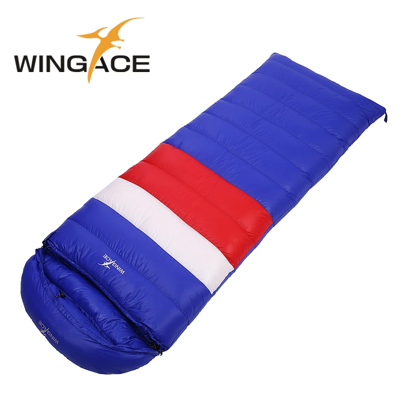 

WINGACE Fill 600G Goose Down Travel Sleeping Bag Ultralight Envelope Portable Outdoor Camping Sleeping Bags For Tourism Hiking