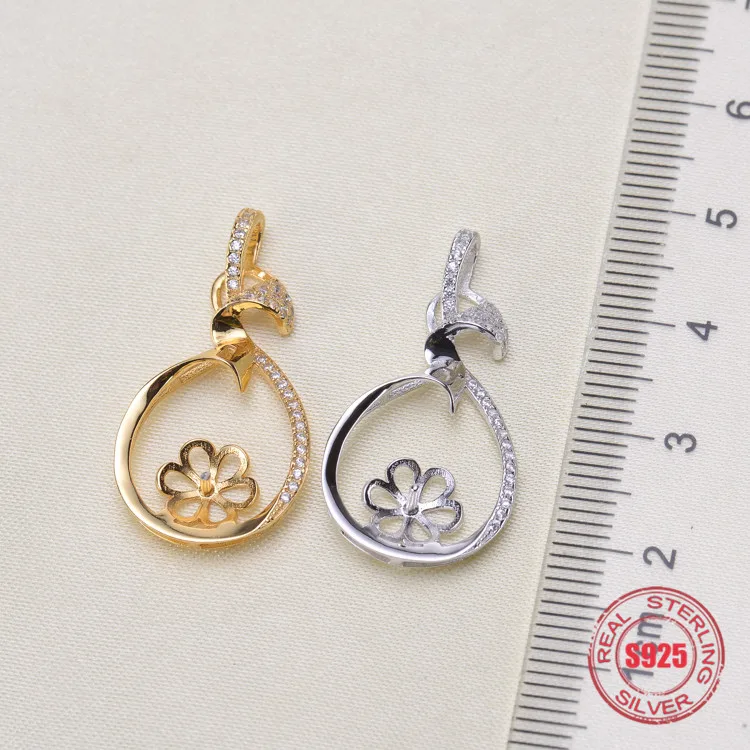 

Wholesale Jewelry Findings&Components Gold/Silver Bail Bead Caps Accessories For 0.9mm Hole Pearls Beads DIY Making