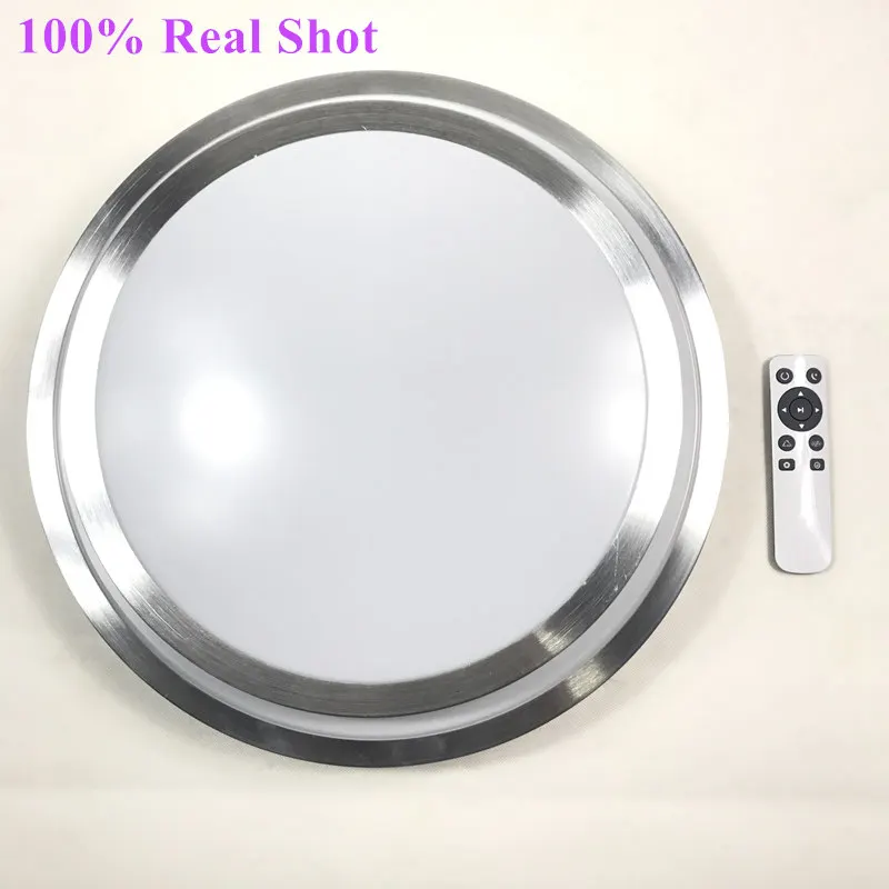 Conduziu a Luz de Teto de Alumínio Montagem em Superfície de Alto Quente + Branco Modern Controle Remoto Acrílico Escurecimento Brilho Branco Frio Lâmpada 2.4g 7 High Quality Luzes e Iluminação