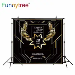 Funnytree фоны для фотостудии черный день рождения роскошный professional фон photocall photobooth печатных