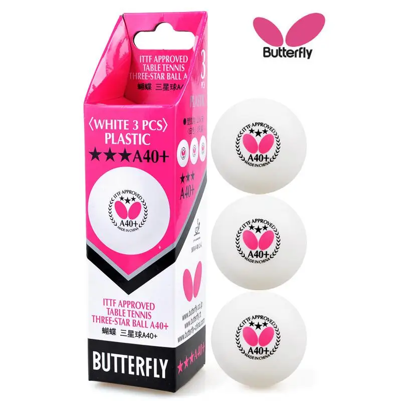 Butterfly Original 36 Pieces Pingpong Balls 40 Three 3 Star