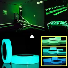 10M*10mm Luminous Tape Self-adhesive Glow In Dark Sticker For Exit Sign Walls Safety Stage Night Vision Home Decoration Tape