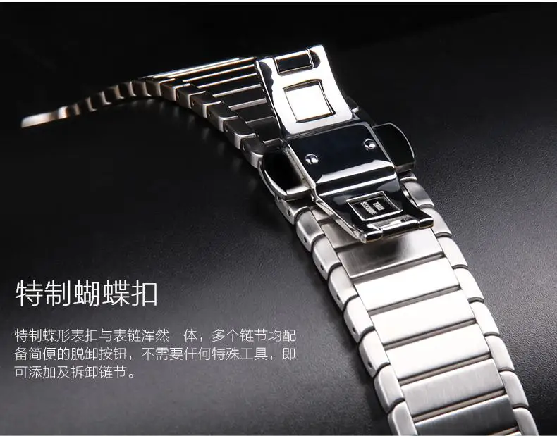 Застежка-бабочка Петля из нержавеющей стали ремешок для Apple Watch Band Link Браслет ремешок 38 мм 40 мм 42 мм 44 мм iWatch браслет