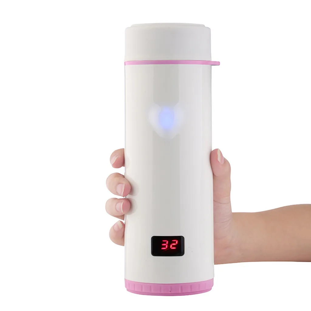 

LED touch smart mug love water cup outdoor LED Digital Smart Vacuum Mug Thermos Stainless Steel Hot Water Bottle Travel Cup 4.30