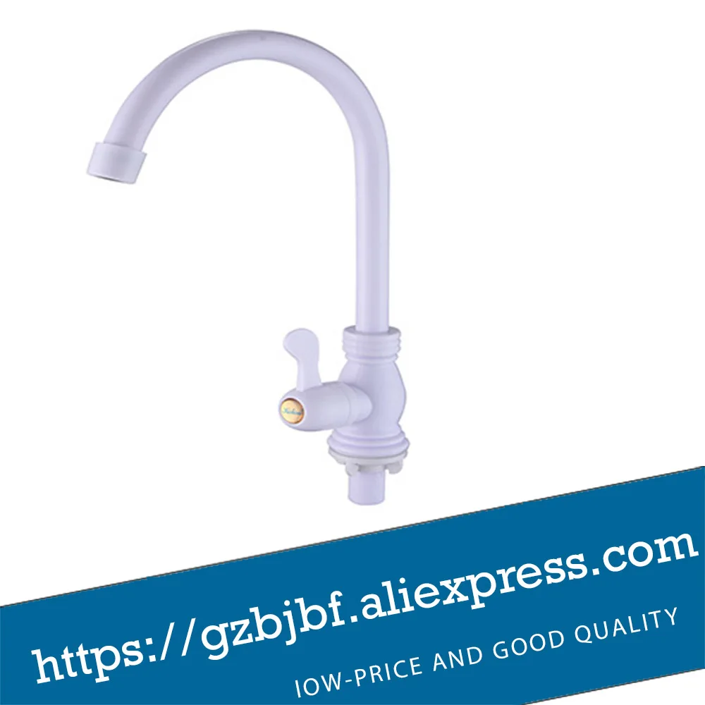 

New Plastic spring loaded kitchen sink mixer tap faucet