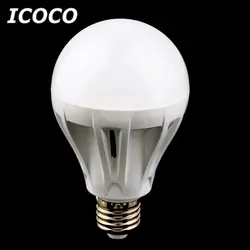 ICOCO E27 холодный белый 2835 Светодиодный свет лампы энергосберегающие сменной лампы для вспышки дело оптовая продажа продвижение