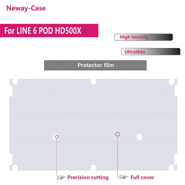 Neway-Case Electric Guitar Effects Protector Film