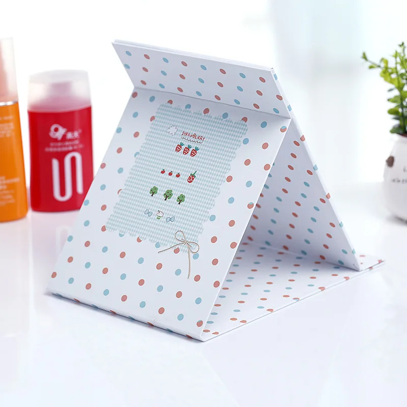 Y02 Desktop desktop mirror cartoon folding mirror vanity mirror