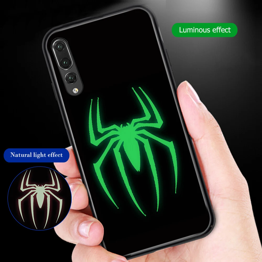 Ciciber чехол для Huawei P30 P20 Mate 20 Pro Lite чехлы телефонов Honor 10 из закаленного стекла Marvel