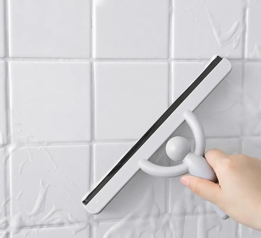 Small person shape Glass wiper Household cleaning tool Floor brush Glass door and window cleaning Squeegee window wiper