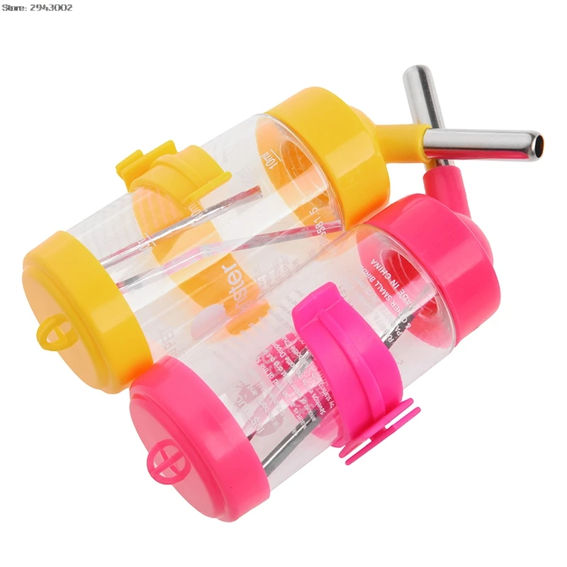 

80ml Dog Cat Bird Hamster Hanging Bottle Auto Feeder Rabbit Pet Water Dispenser
