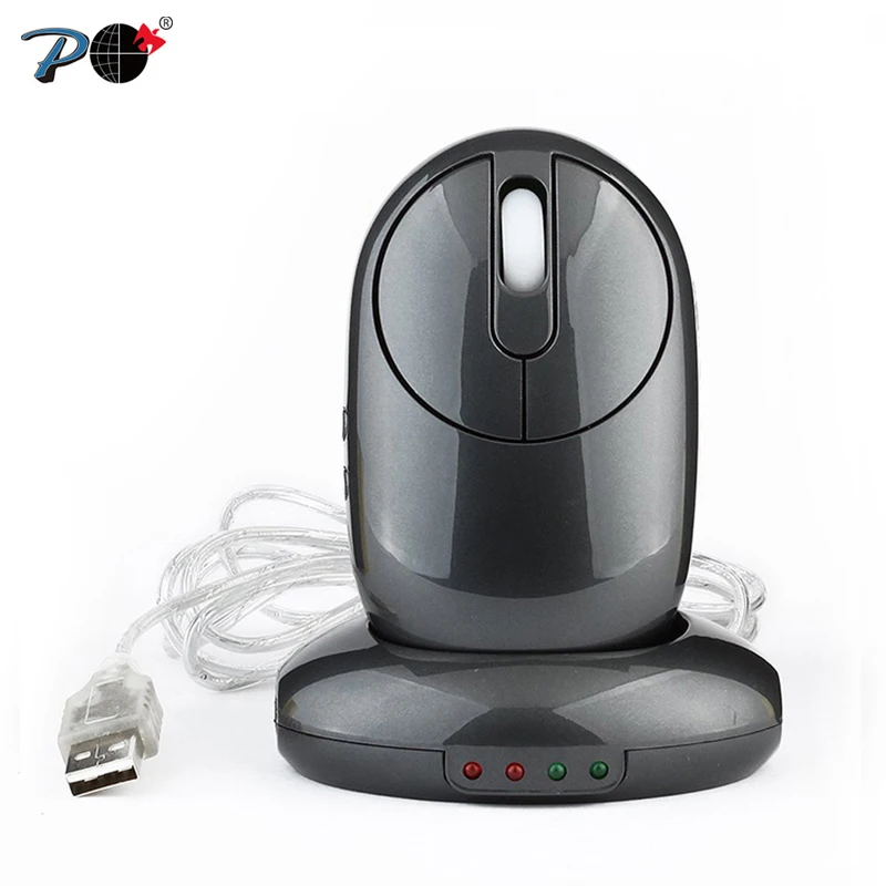 Беспроводная перезаряжаемая оптическая мышь P Smart ID HQ Mini 2 4G с 3 портами usb хаб 0 для