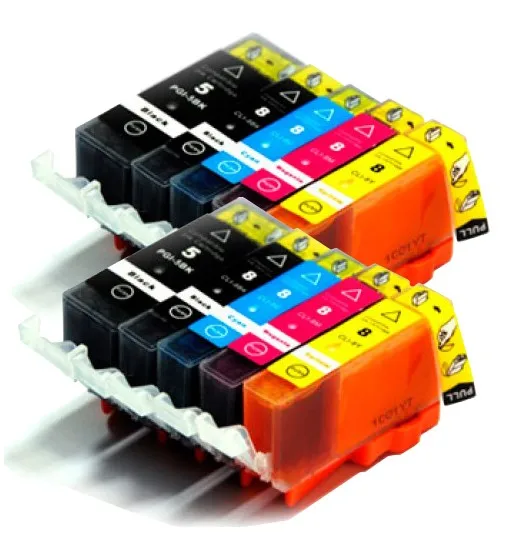 10pcs Ink Cartridge For Canon PGI 5 CLI 8 Cartridge for Canon iP4200 iP4300 iP4500 MP530 MP600