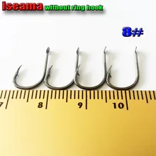 Seasitomo рыболовные Крючки Iseama высокоуглеродистой стали крюк РАЗМЕР 8# количество 1000 шт./лот сильные Крючки