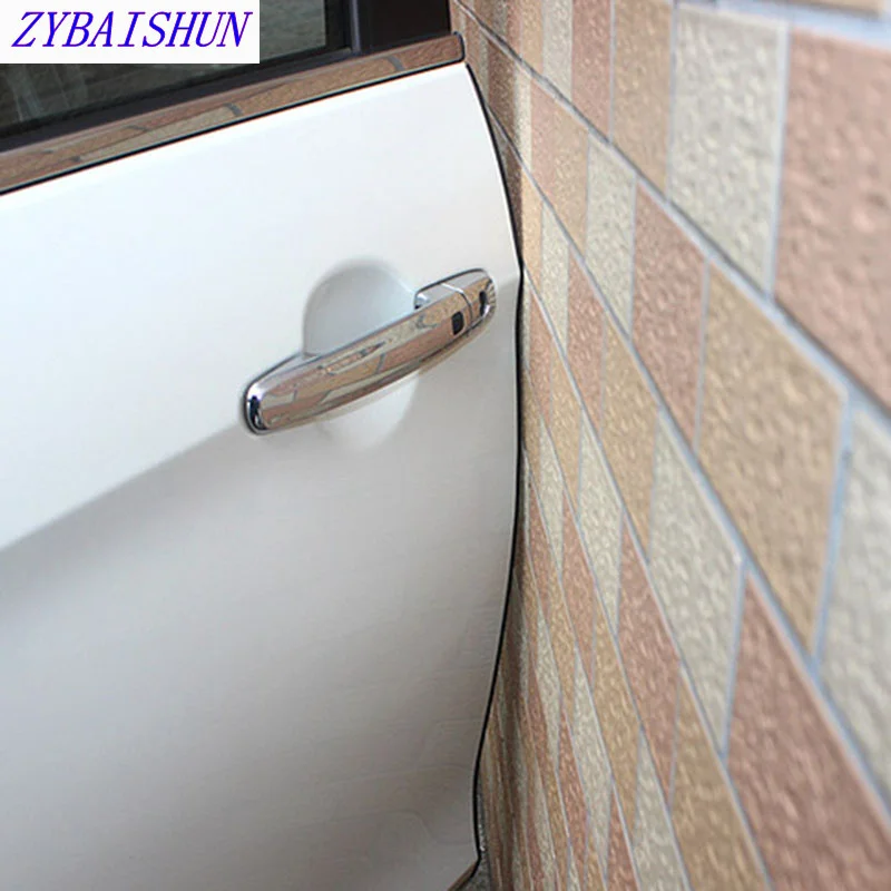 

5 m Anti-Collision Lane Protection Door Ribbons Rubber Edge Gates Locks Side Protector Sticker for Ford Focus Fusion Escort Kuga