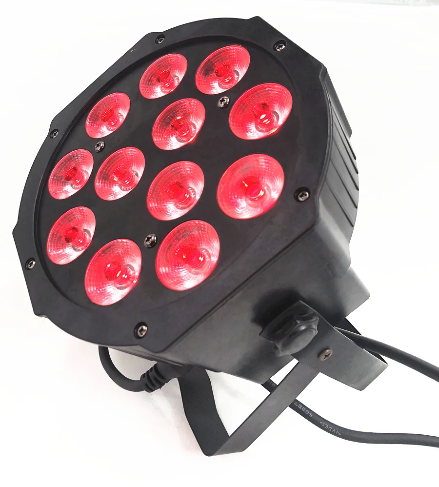 4pcs/LED 파 12x18W RGBWA UV 핫 라이트 7x18W RGBWA UV 6in1 LED DJ 워시 라이트 무대 조명 Dj 파티 디스코
