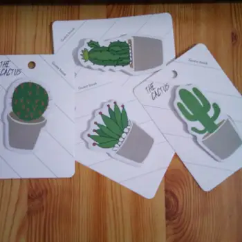 

400pcs Cactus guestbook Green plant memo pad Sticky notes Succulent sticker diary Stationery Office School supplies