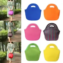 9 style Thermal Insulation Neoprene Lunch Box Waterproof Picnic Food Bag Tableware Lunch Bag Lunch Bags 2 Persons Food Thermal