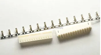 

Free shipping 50sets XH 14Pin (plug straight+shell+terminal) Xh2.54mm plug straight needle terminal