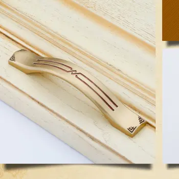 Classical Copper Door Handles Wardrobe Drawer Pull Kitchen Cabinet Handles for Furniture Handles Hardware Accessories Hot Sale