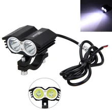 1 шт 12 V-36 V 30 W 3000LM 2x XM-L T6 светодиодный мотоцикл пятно свет работы внедорожные туманные свет лампы