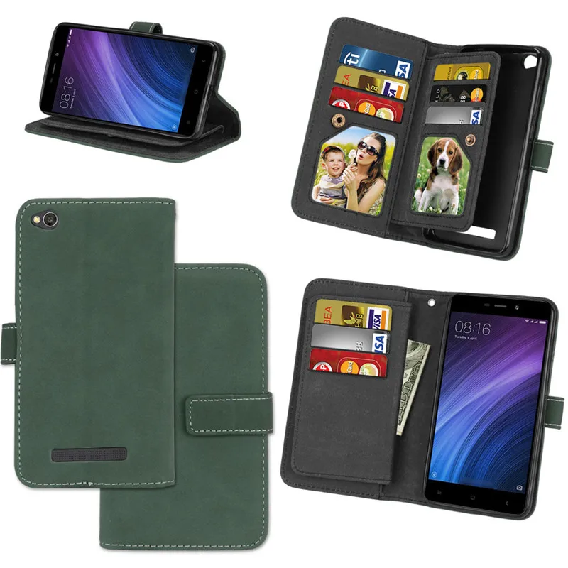 For Coque Xiaomi Redmi 6A 6 Case Cover Luxury Matte Leather Wallet Stand Flip Phone Cases on For Xiaomi Redmi 6A 6 A Case Capa20