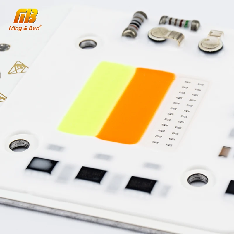 Светодио дный RGB COB Чип AC 220 В 233 30 Вт Красочные смарт IC без драйвер для DIY светодио