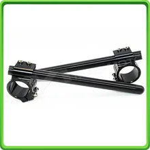 CNC 53 мм обычная застежка-Ons руль вил вилка трубка рука бар для поездок на мотоцикле DUCATI 748/916/996 848/1098 BK