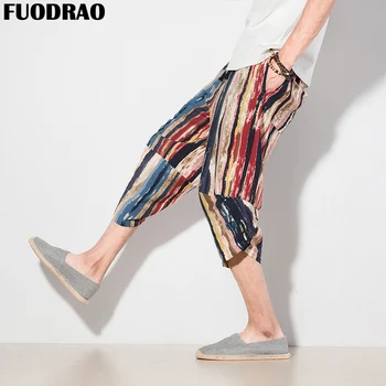 

FUODRAO Joggers Pants Men Harajuku Streetwear Chinese Style Harem Pants Print Moletom Masculino Hip Hop Sweatpants 5XL K238