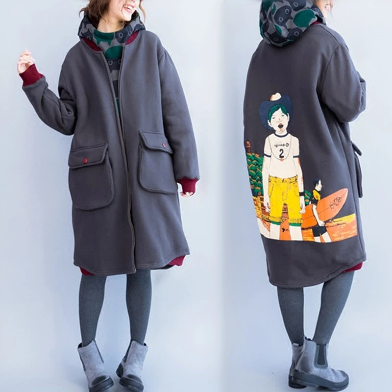 

Clothes for Pregnant Women Coat Pregnant Women Jackets Winter Coat Cashmere Loose Coat Outwear Korean Maternity Clothes