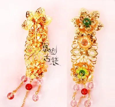 6 видов конструкций tv Play Da Yu Er костюм принцессы Цин Qi Tou аксессуар для волос с цветком волос диадемы для женщин