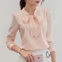 

BIBOYAMALL Women Blouses Chiffon Blouse Autumn Blusa Feminina Tops Long Sleeve Fashion Chemise Femme Woman Shirts Plus Size