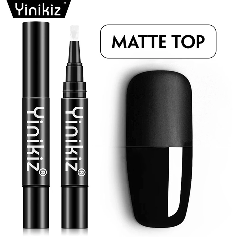 

5ml Transparent Reinforcement UV Gel Nail Polish Matte Long-lasting White Matte Seal Pen New Disposable Seal Phototherapy Glue