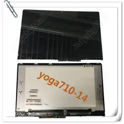 Для lenovo Yoga New 710-14 Yoga 710 14 Yoga 710-14IKB 80V4002NCD 1080 светодио дный P ЖК-дисплей сенсорный экран компоненты и рамки