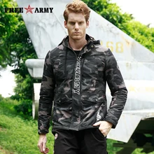 FreeArmy брендовая Новая модная зимняя мужская куртка с капюшоном, Длинная черная камуфляжная хлопковая парка на молнии, мужская верхняя одежда, куртки и пальто на каждый день