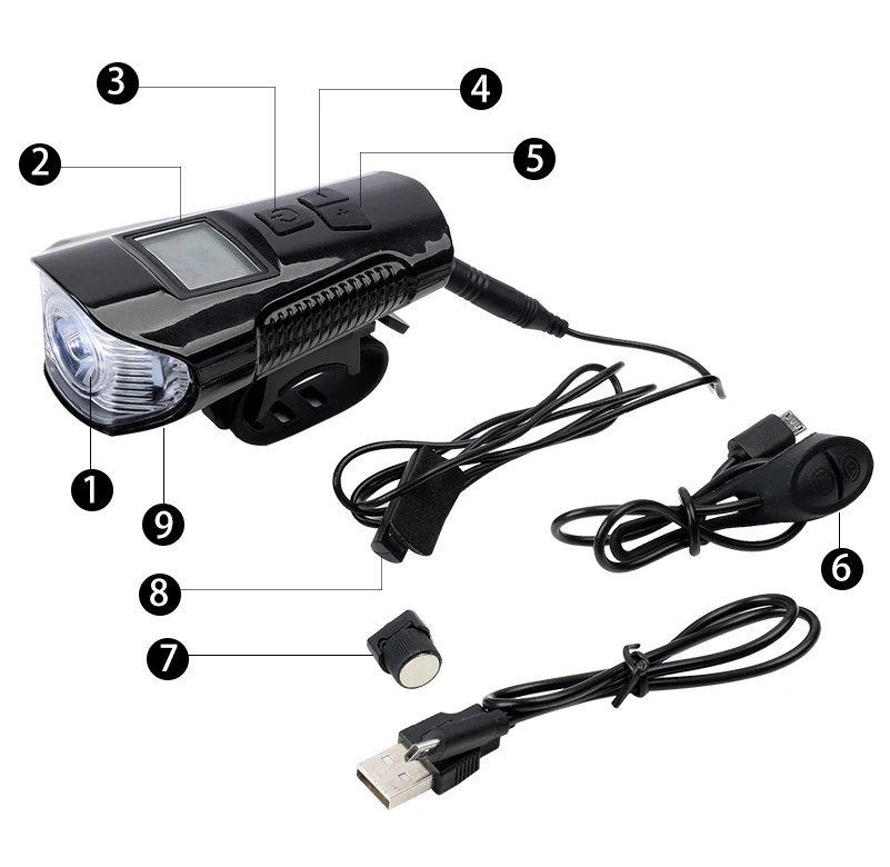 Top WEST BIKING Multifunctional Bicycle Light USB Rechargeable Bike Computer With Electric Horn Bell Handlebar Cycling Headlight 2 Top WEST BIKING Multifunctional Bicycle Light USB Rechargeable Bike Computer With Electric Horn Bell Handlebar Cycling Headlight 2
