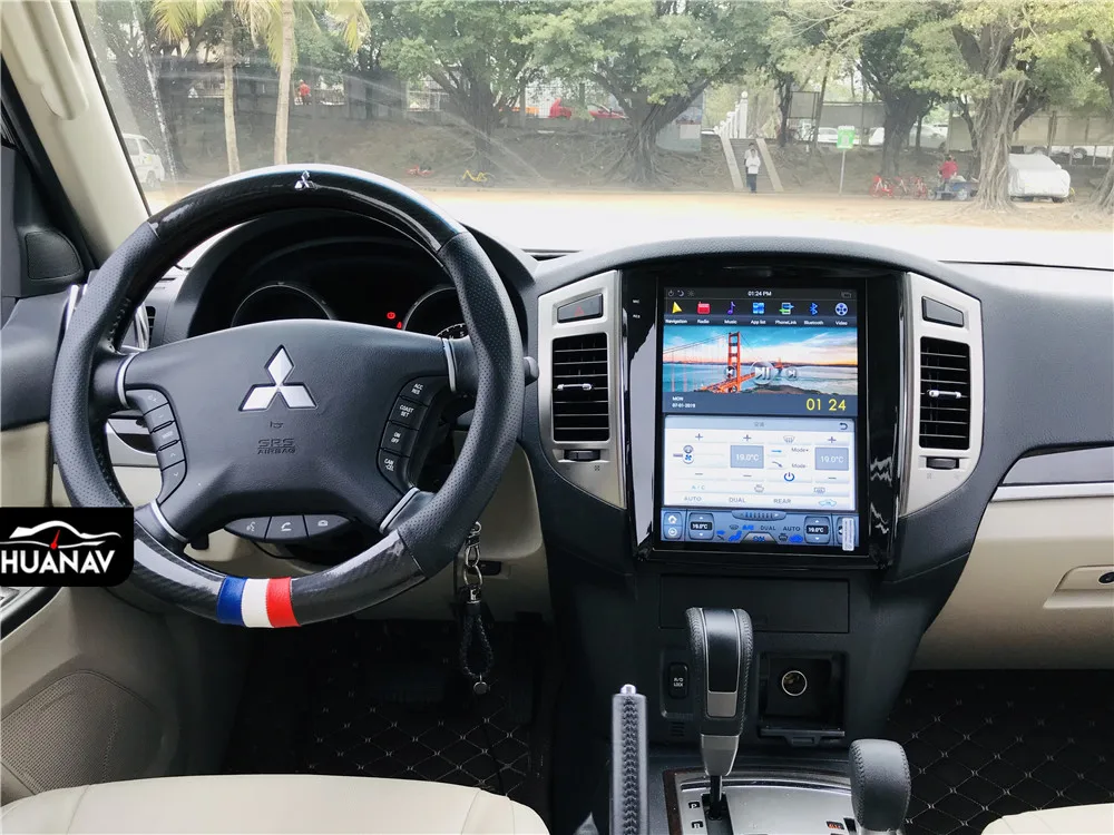 Tesla стиль Android 9,0 Автомобильный gps навигатор для Mitsubishi Pajero V97 V93 Shogun Montero 2006+ авто радио головное устройство магнитофон