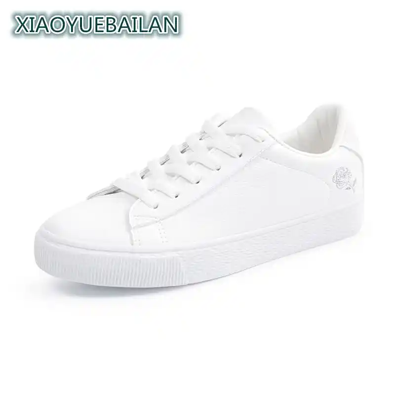 white shoes with roses