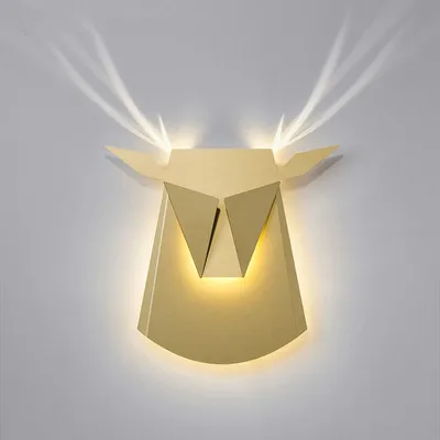 

Nordic decorative wall sconces led bed headboard lamp indoor stairway lighting antler design wall mounted led wall lamp bedroom