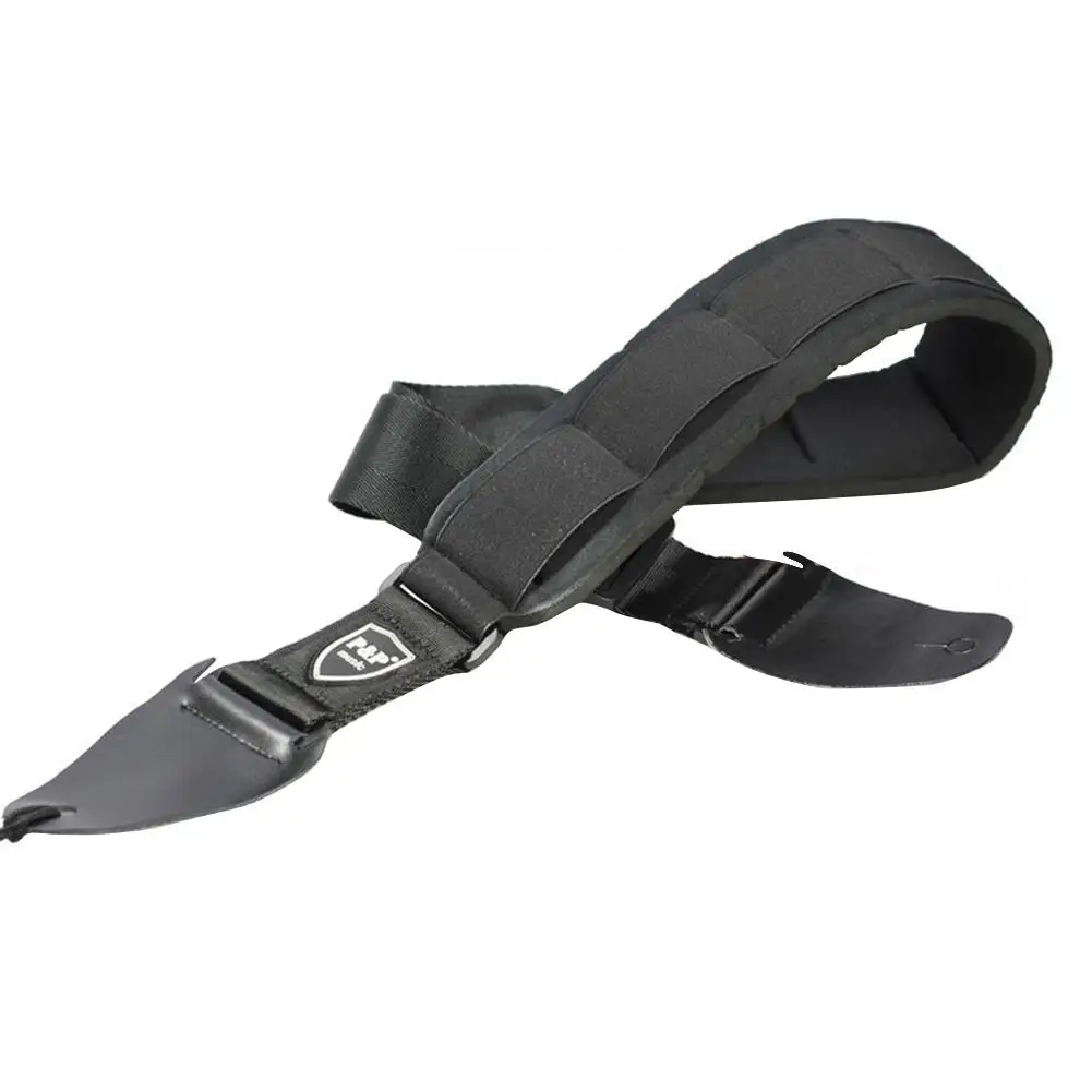 P & P espuma suave con cuero genuino extremo Eléctrico Acústica Guitarra Correa Guitarra partes y accesorios P & P espuma suave con cuero genuino extremo Eléctrico Acústica Guitarra Correa Guitarra partes y accesorios