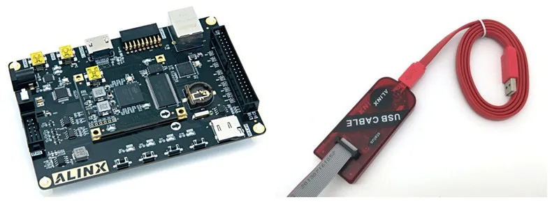 Intel Alter FPGA Cyclone 10 Cyclone10 FPGA 10CL006 макетная плата 32MB SDRAM 1000M Ethernet и Xilinx платформенный кабель USB - Цвет: Bundle2