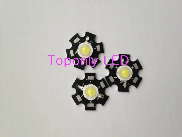 Chips de Bridgelux Lâmpada com Estrela Conduziu a Iluminação Branco Frio w Alta Potência Levou Diodo Pcb Dc3.4-3. 8 v 220-240lm Faça Você Mesmo Souce 1000 Pcs 12000 k 3 5 High Quality Luzes e Iluminação