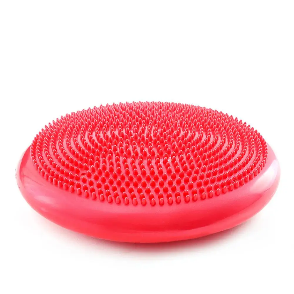 watermelon red Ни одна Йога накладки для балансировки ПВХ массаж Пилатес для фитнеса диск - Цвет: watermelon red