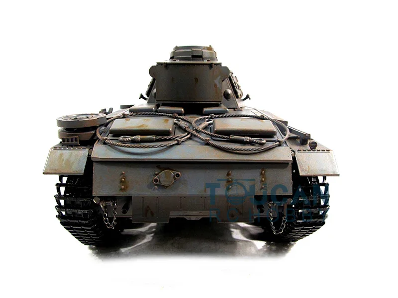 Металл Мато 1/16 Panzer III RC РТР Танк модель инфракрасный версия серый 1223 TH00663