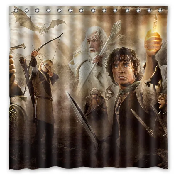 Buy High Quality Polyester Shower Curtain The Lord of