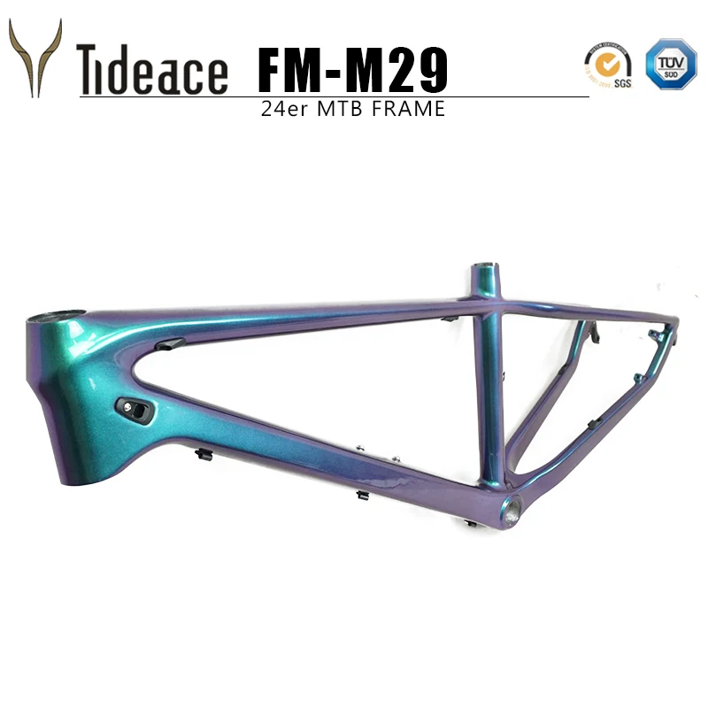 Clearance Updated 24er Carbon mtb Frame 13.5inch mountain bike carbon frame 135*9mm max 2.3 tire mtb bicycle frames free shipping 3