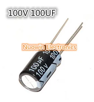 

100pcs 100UF 100V Electrolytic Capacitor 100V 100UF Aluminum Electrolytic Capacitor 10X16mm