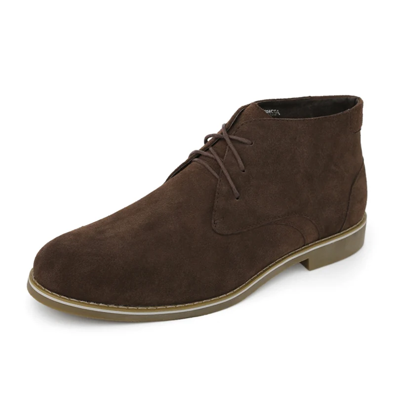 

HOT SALES! New Arrival Italian Fashion Men's Black/Brown Winter Chukka Boot Men Ankle Boot With Fur Lined Free Shipping