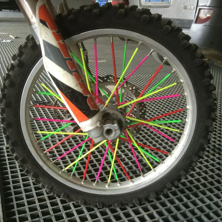 72 pieces Motorcycle Bikes Wheel spoke Tire Steel Wire Pipe Tube